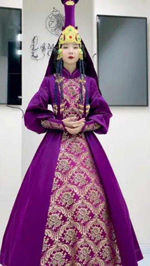 蒙古丽人的服饰